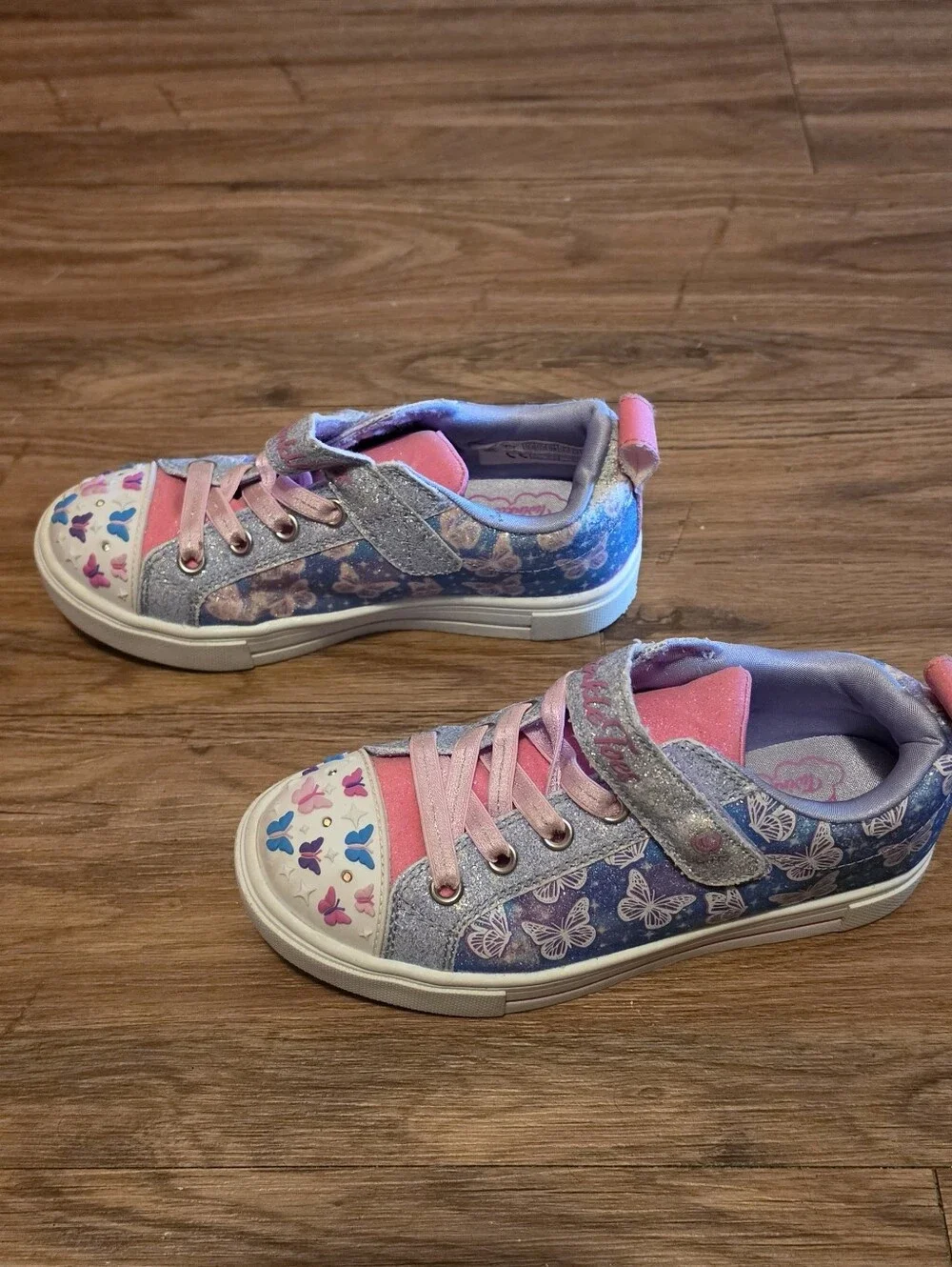 Skechers Girls Twinkle Toes: Twinkle Sparks Sequin Party Slip-on Sneakers Casual